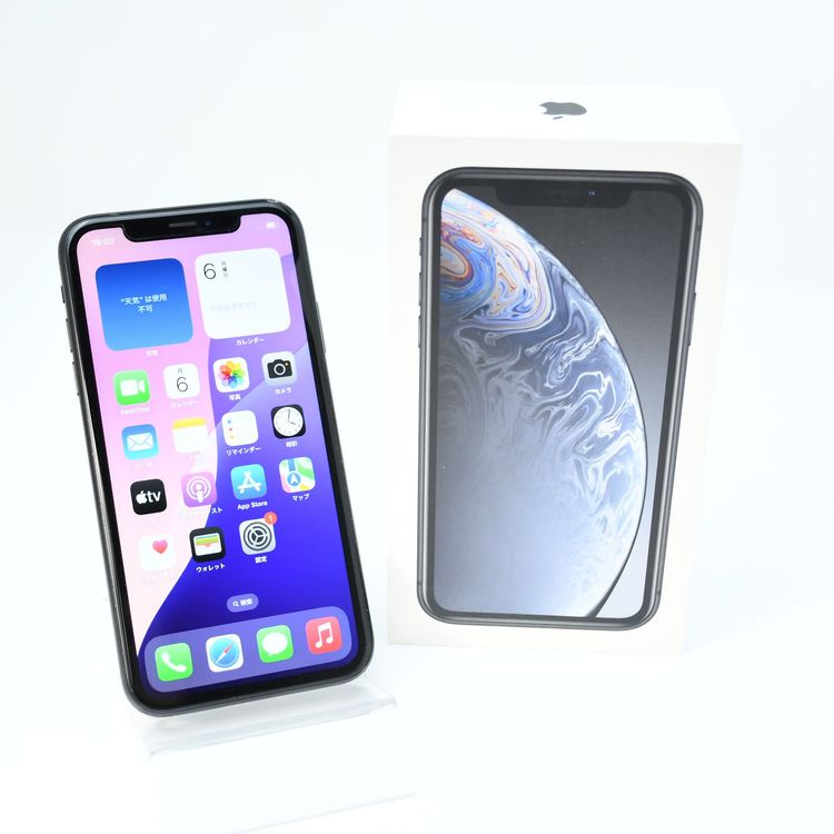 �ڱվ����ʡ������Хåƥ꡼87���docomo SIM�ե꡼ iPhone XR 64GB �֥�å�