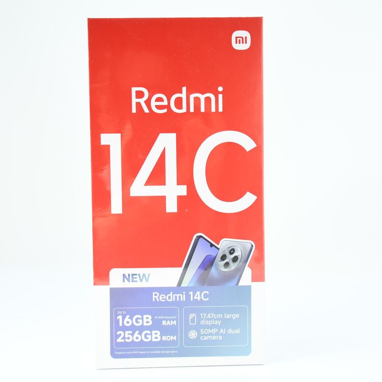 ��̤�������ʡ۹����� SIM�ե꡼ Redmi 14C 8GB/256GB �ߥåɥʥ��ȥ֥�å�