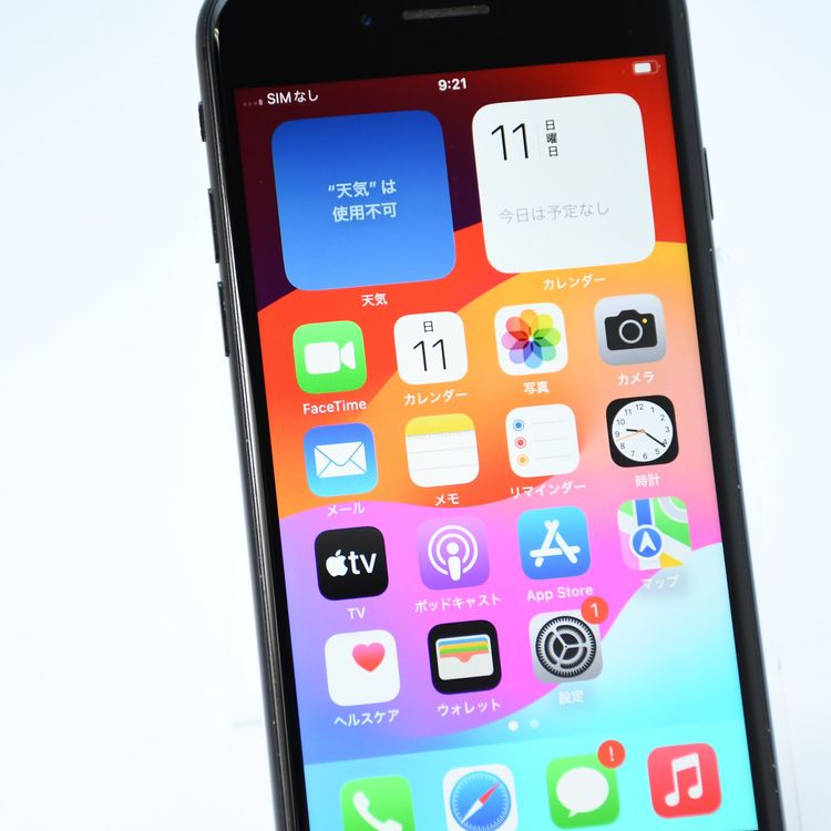 SIM�ե꡼ iPhone SE �裲���� 64GB �֥�å�