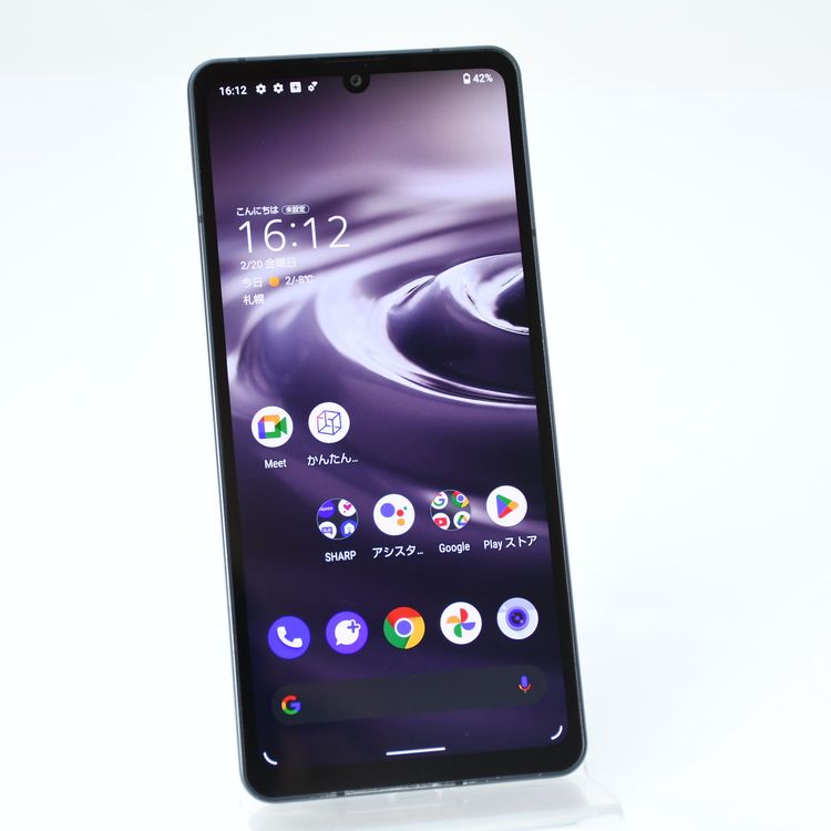 ��������������ɹ���au SIM�ե꡼ AQUOS sense6 SHG05 �֥�å�