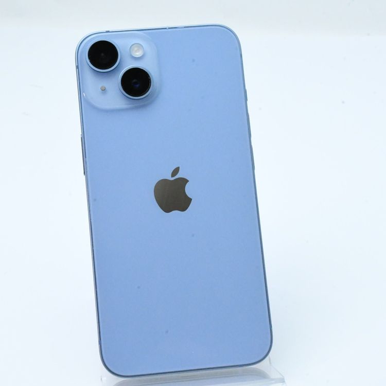 ڽХåƥ꡼ 100SIMե꡼ iPhone14 128GB ֥롼