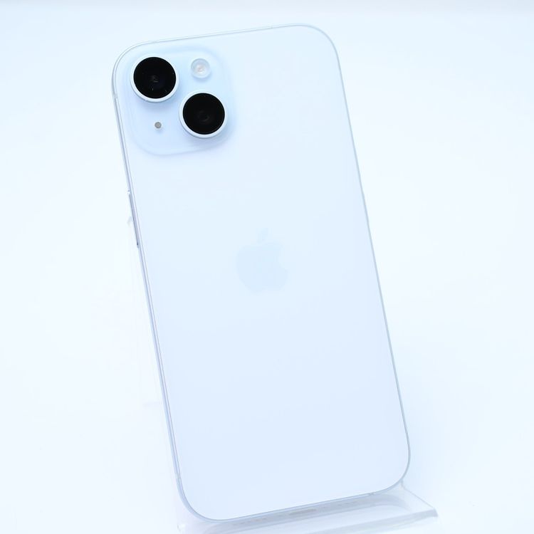 【純正バッテリー96%】SIMフリー iPhone15 128GB ブルー