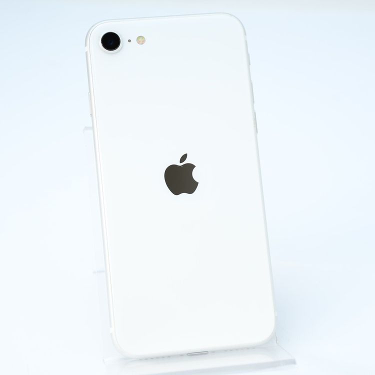 �ڱվ����ʡ�SIM�ե꡼ iPhone SE �裲���� 128GB �ۥ磻��