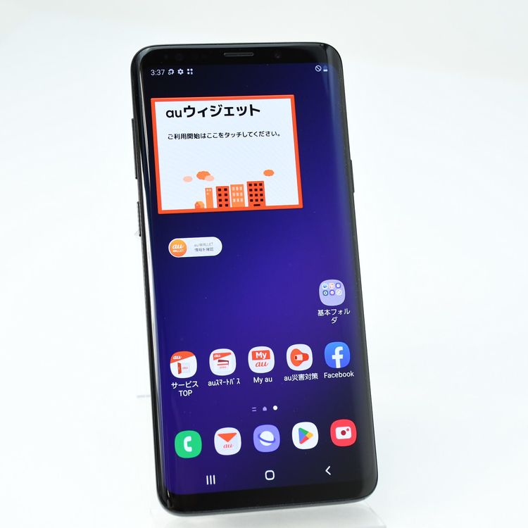 �ڱվ����ʡ������ɹ���SIM�ե꡼au Galaxy S9+ SCV39 �֥�å�