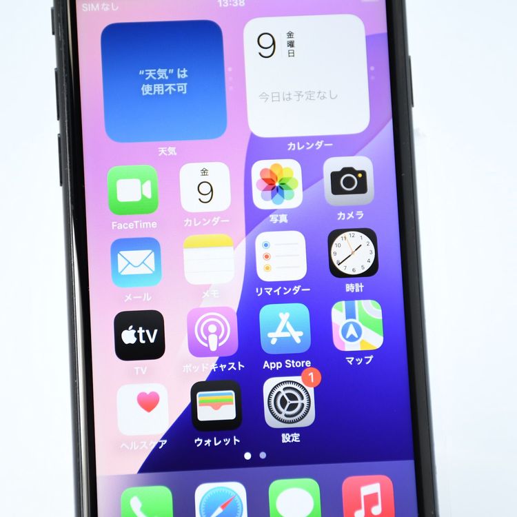 �ڽ����Хåƥ꡼��������81���SIM�ե꡼ iPhone SE �裲���� 128GB �֥�å�