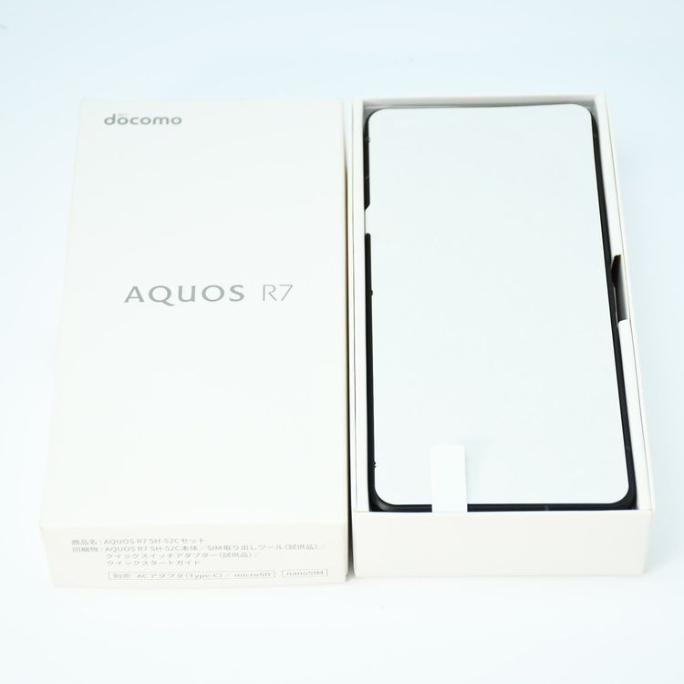 �ڿ��ʡ�SIM�ե꡼ docomo AQUOS R7 SH-52C 256GB �֥�å�