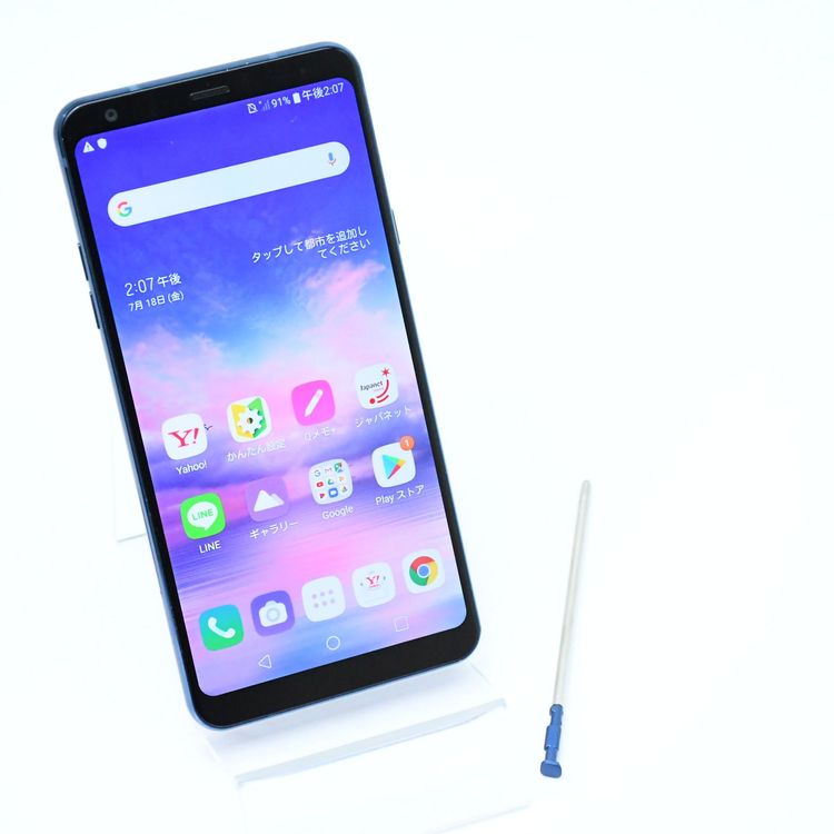 ɹڤͭSIMե꡼ Y!mobile LG Q Stylus 801LG ֥롼