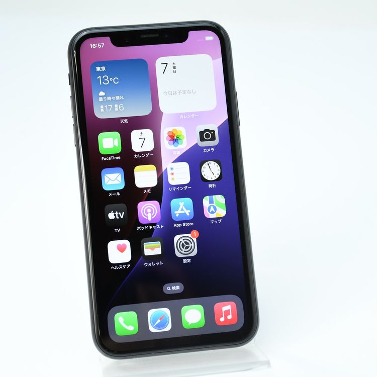 �ڱվ����ʡ������Хåƥ꡼81���docomo SIM�ե꡼ iPhone XR 64GB �֥�å�