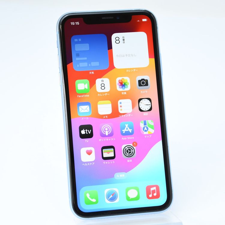 �ڽ����Хåƥ꡼82���au SIM�ե꡼ iPhone XR 128GB �֥롼