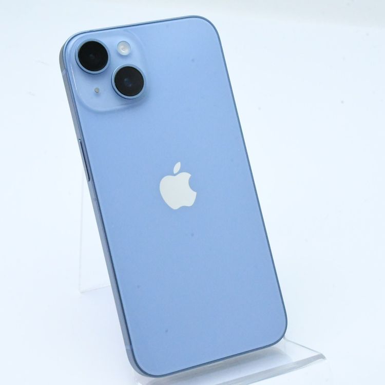 ڽХåƥ꡼ 100SIMե꡼ iPhone14 128GB ֥롼