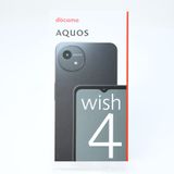 【液晶美品*電池良好】docmo SIMフリー AQUOS wish4 SH-52E ブラック