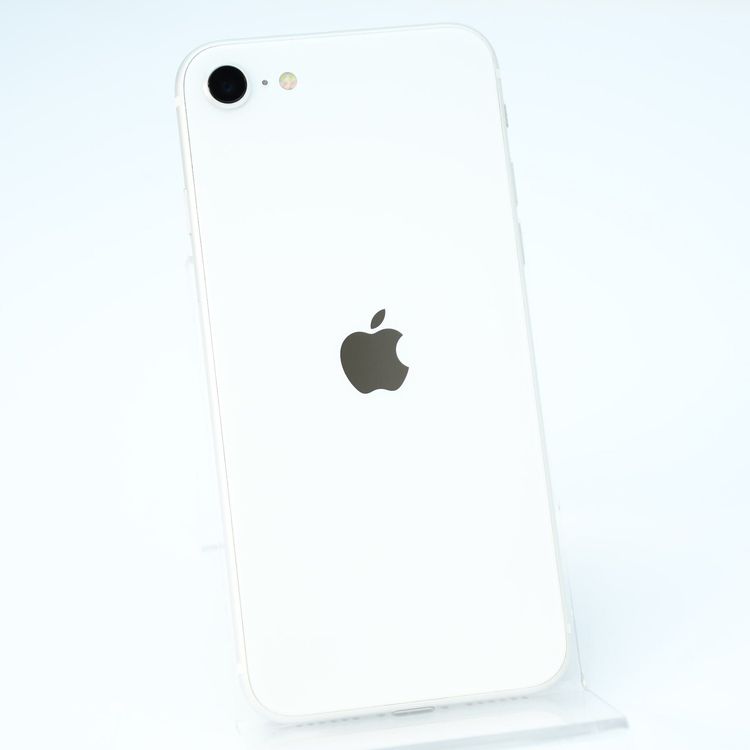 �ڱվ����ʡ������Хåƥ꡼77���SIM�ե꡼ iPhone SE �裲���� 128GB �ۥ磻��