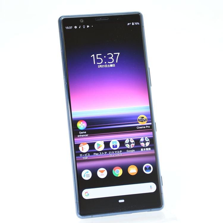 �ڱվ����ʡ�au SIM�ե꡼ Xperia 5 SOV41 �֥롼