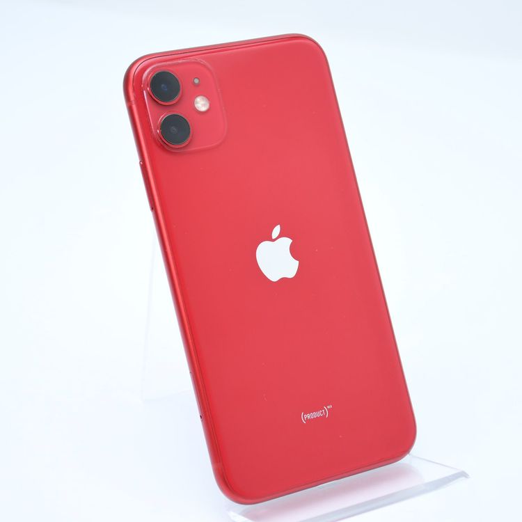 【液晶美品】SIMフリー iPhone11 128GB レッド
