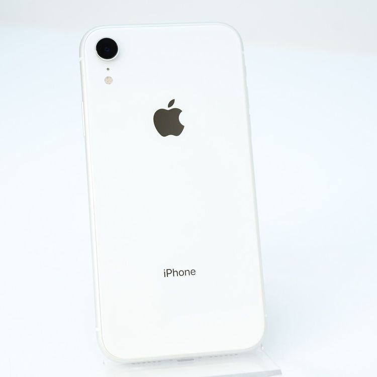 �����ʡ������Хåƥ꡼87���SIM�ե꡼ iPhone XR 128GB �ۥ磻��