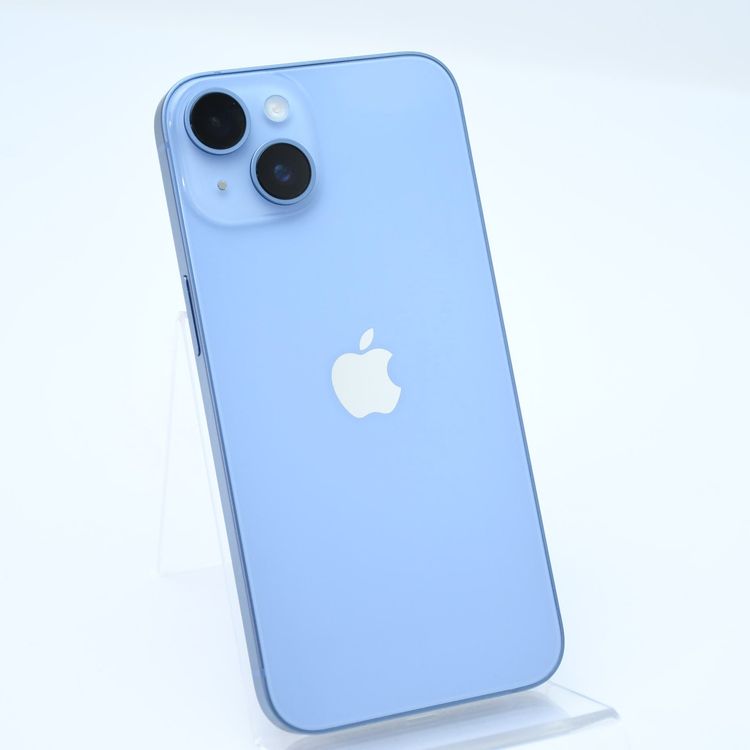 ڽХåƥ꡼ 100SIMե꡼ iPhone14 128GB ֥롼