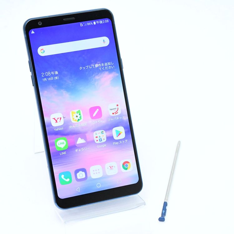 ɹڤͭSIMե꡼ Y!mobile LG Q Stylus 801LG ֥롼