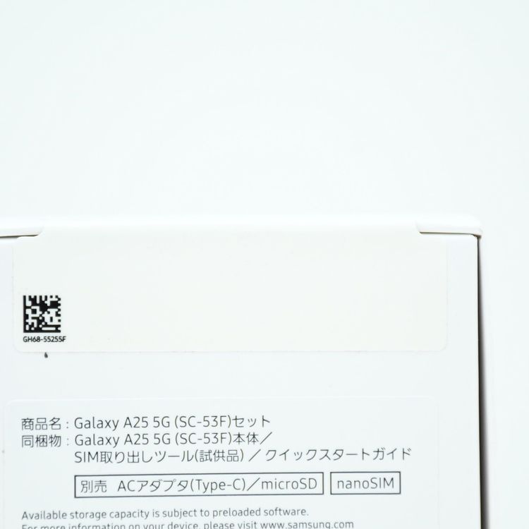 �ڿ���̤���� ��docomo SIM�ե꡼ Galaxy A25 5G SC-53F �饤�ȥ֥롼