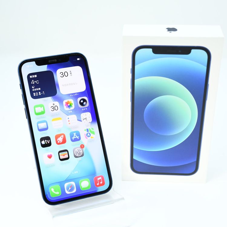 �ڱվ����ʡ�SIM�ե꡼iPhone12 128GB �֥롼