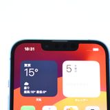 ڽХåƥ꡼ 100SIMե꡼ iPhone13 128GB ֥롼