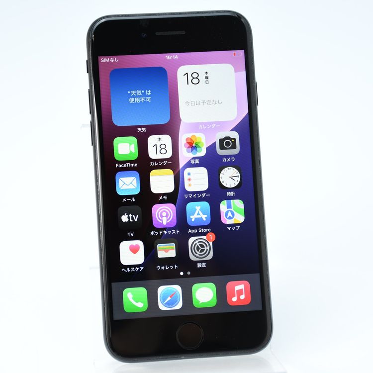 �ڱվ����ʡ������Хåƥ꡼83���SIM�ե꡼ iPhone SE �裲���� 64GB �֥�å�