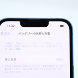 ڽХåƥ꡼ 100SIMե꡼ iPhone13 128GB ֥롼