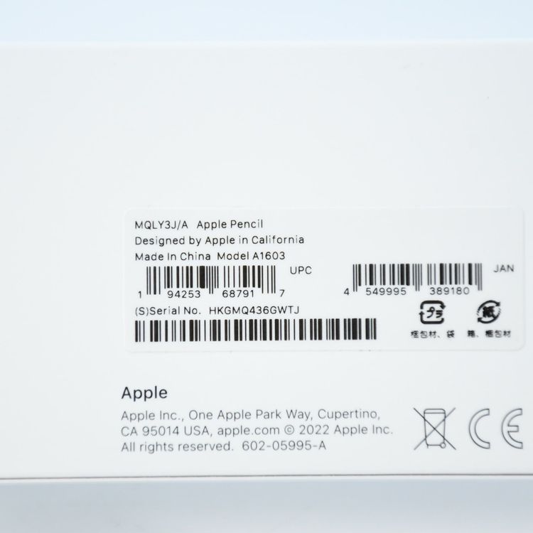 ʡ۹ Apple Pencil 1 MQLY3J/A