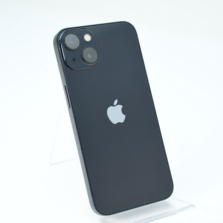 �ڽ����Хåƥ꡼80���au SIM�ե꡼ iPhone13 128GB �ߥåɥʥ���
