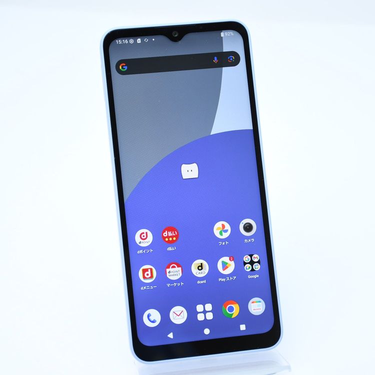 【新品同様】docmo SIMフリー AQUOS wish4 SH-52E ブルー