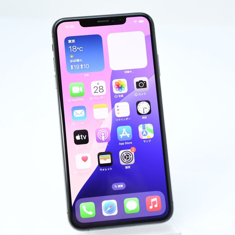�����ʡ������Хåƥ꡼82���au SIM�ե꡼ iPhone XS Max 256GB