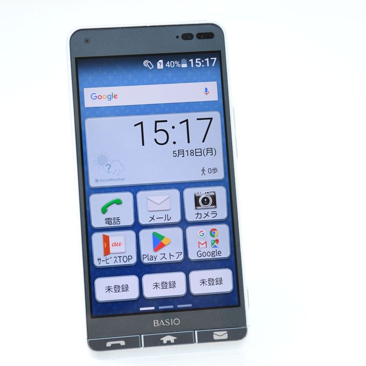 �ڱվ����ʡ�SIM���å�����Ѥ� au BASIO3 KYV43 �֥롼