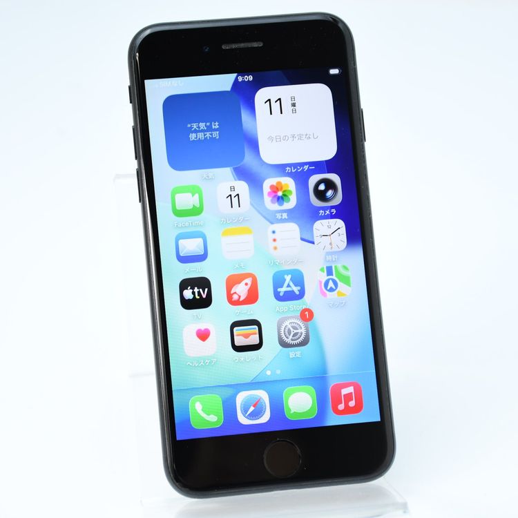 �ڱվ����ʡ�SIM�ե꡼ iPhone SE �裲���� 64GB �֥�å�