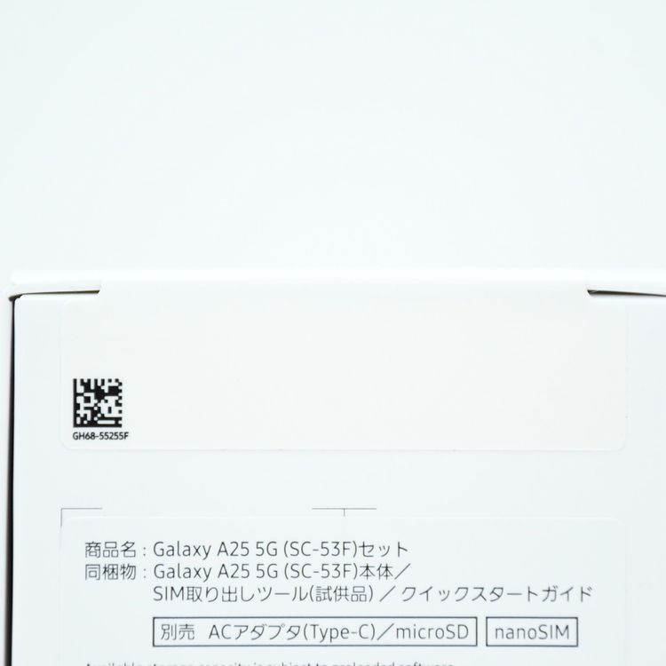�ڿ���̤���� ��docomo SIM�ե꡼ Galaxy A25 5G SC-53F �֥�å�