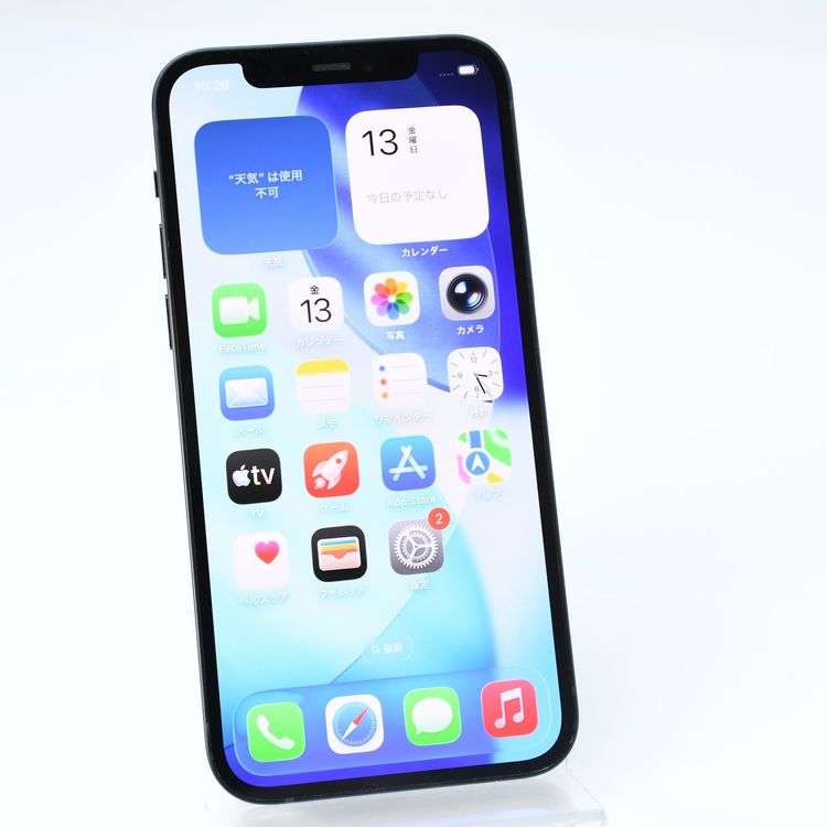 �ڱվ����ʡ�ư��ġ�����100 %��docomo SIM�ե꡼ iPhone12 64GB �֥�å�