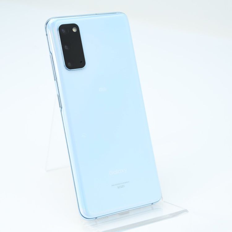 �����ʡ������ɹ���SIM�ե꡼ au Galaxy S20 5G SCG01 ���饦�ɥ֥롼