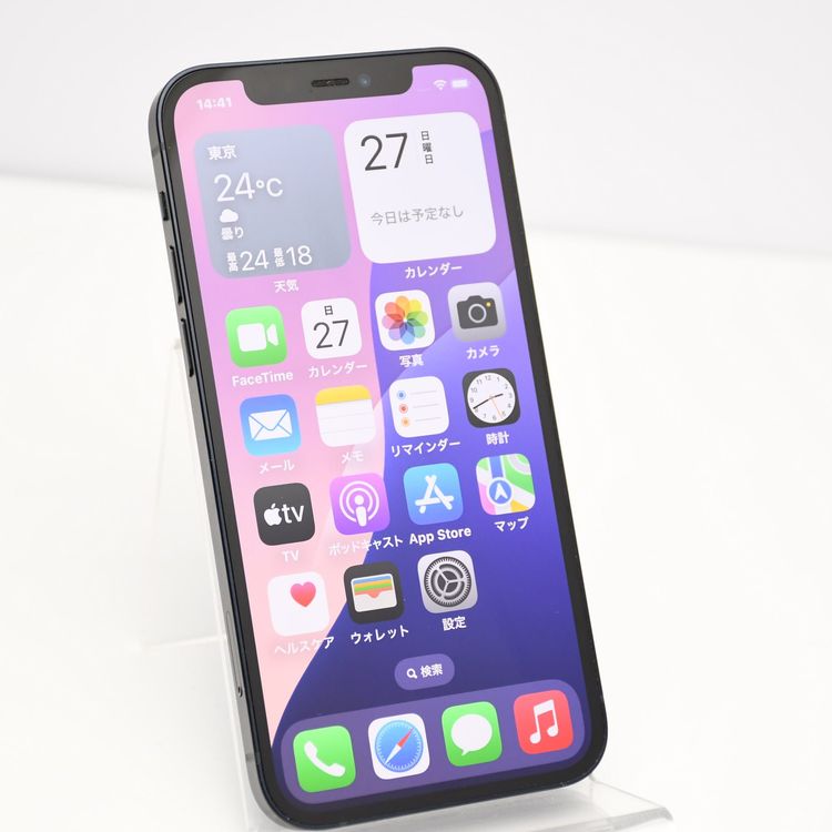 �ڱվ����ʡ���������87%��docomo SIM�ե꡼iPhone 12 64GB �֥�å�