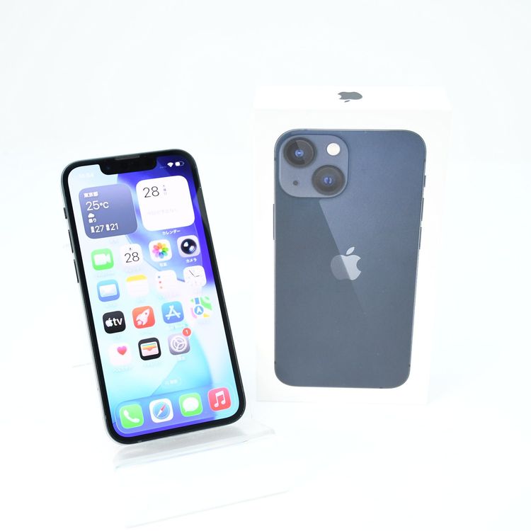 �ڱվ����ʡ������Хåƥ꡼80�����°�ʴ�����SIM�ե꡼ iPhone13 mini 128GB