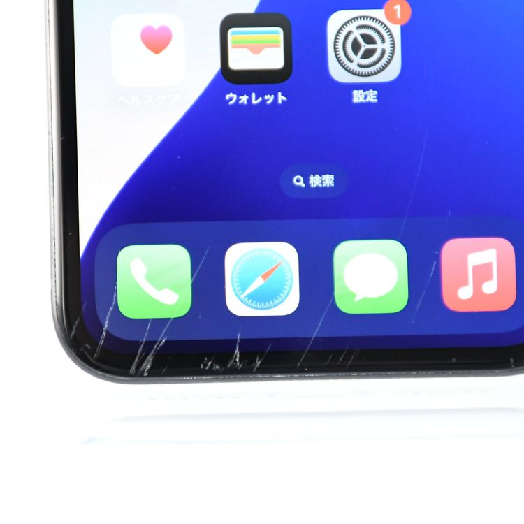 ��ư���ǽ������100���SIM�ե꡼ au iPhoneXR 128GB �ۥ磻��