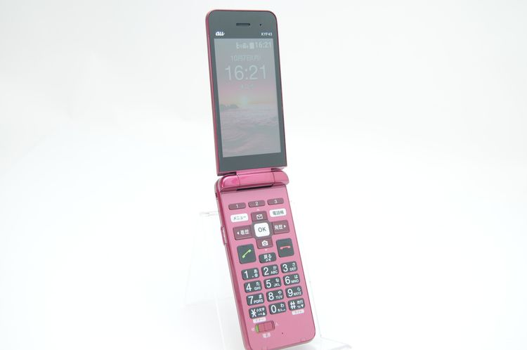 【動確済み】au かんたんケータイ ライト 携帯電話 KYF43 ワインレッド かんたんケータイ ライト KYF43 | 製品情報 | スマートフォン