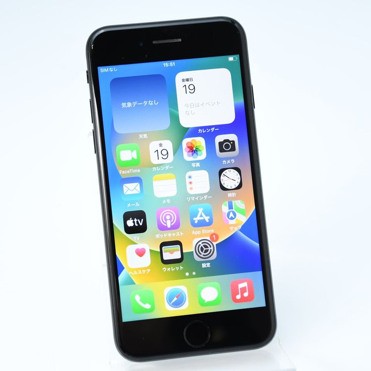 �����ʡ�SIM�ե꡼ iPhone SE �裲���� 128GB �֥�å�