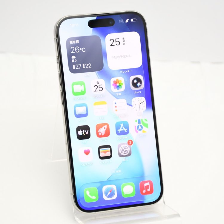 �����ʡ������Хåƥ꡼86%��SIM�ե꡼iPhone15 Pro 128GB