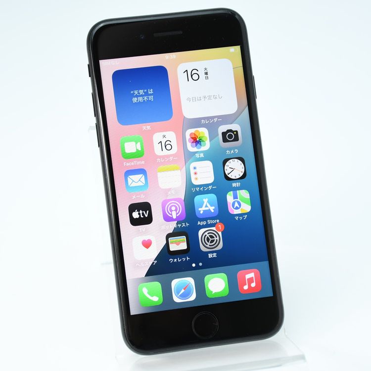 �ڱվ����ʡ������Хåƥ꡼82���SIM�ե꡼ iPhone SE �裲���� 64GB �֥�å�