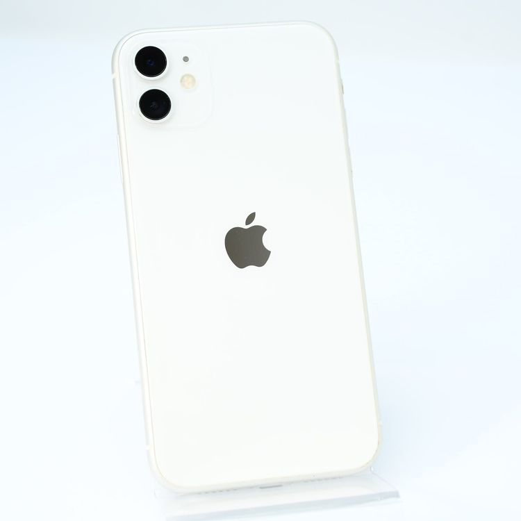 ��ư��ġ�����100 %���վ����ʡ� SIM�ե꡼ iPhone11 64GB �ۥ磻��