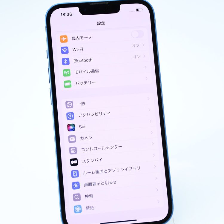 ڱվʡХåƥ꡼81%SIMե꡼ iPhone13 128GB ֥롼