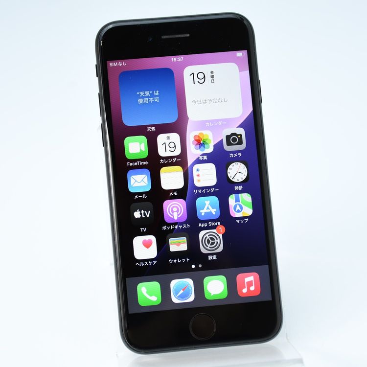 �����ʡ�SIM�ե꡼ iPhone SE �裲���� 64GB �֥�å�