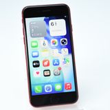 【液晶美品*純正バッテリー98%】au SIMフリー iPhone SE第3世代 64GB レッド