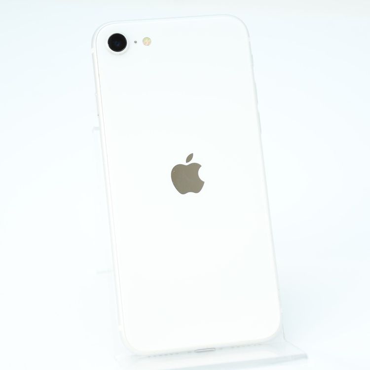 ��ư��ġ�����100 %�����ʡ�SIM�ե꡼ iPhone SE�裲���� 64GB �ۥ磻��