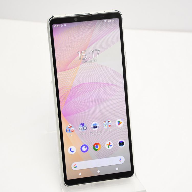 �ڥ���󥯡�ư���ǽ��SIM�ե꡼ au Xperia 10 III SOG04 �ۥ磻��