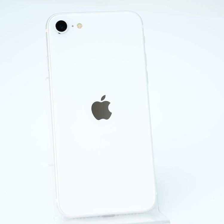 ��ư��ġ�����100 %�����ʡ�SIM�ե꡼ iPhone SE�裲���� 64GB �ۥ磻��