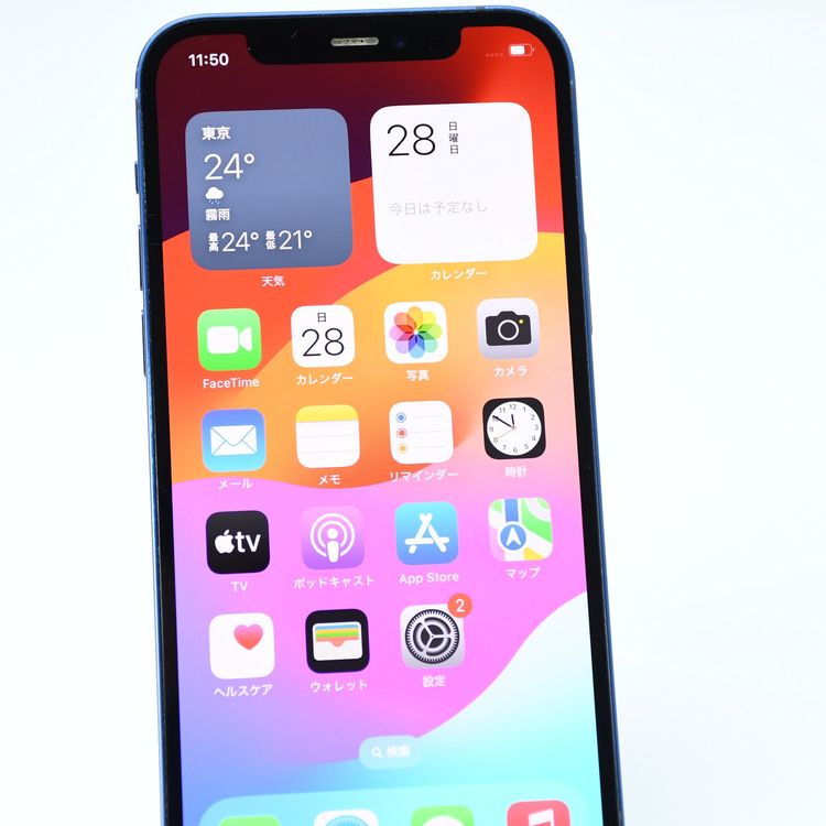 ��ư���ǽ��SIM�ե꡼ iPhone 12 64GB �֥롼